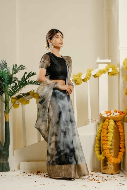 BLACK KEERTHI SAREE