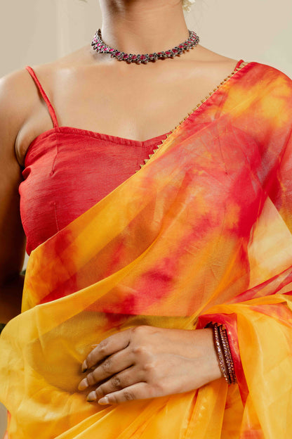 ORANGE AMBIKA SAREE