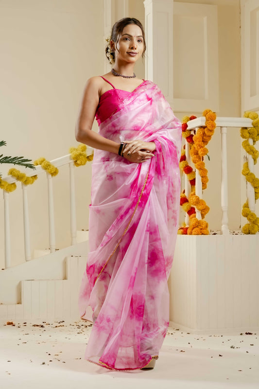 PINK AMBIKA SAREE