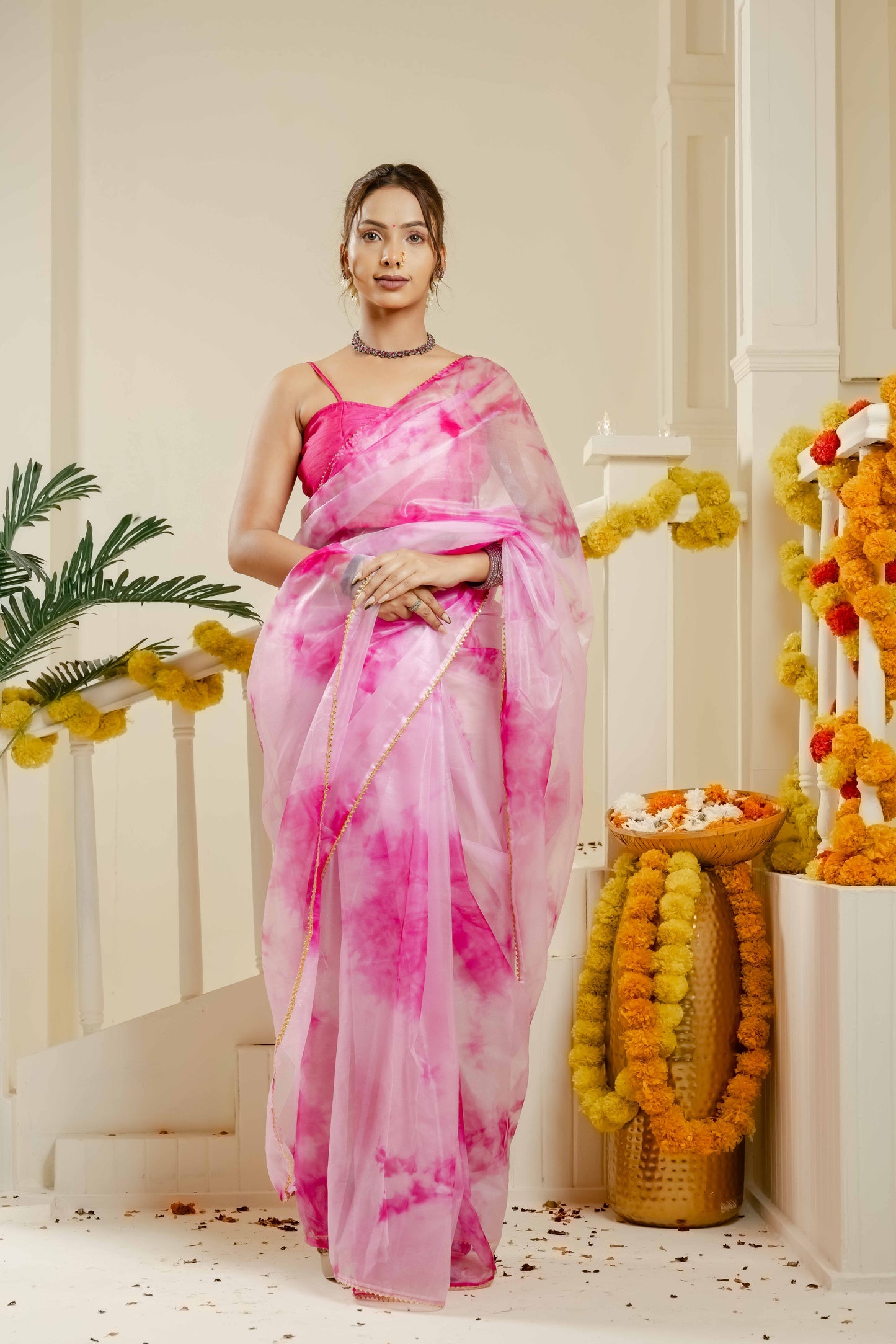 PINK AMBIKA SAREE