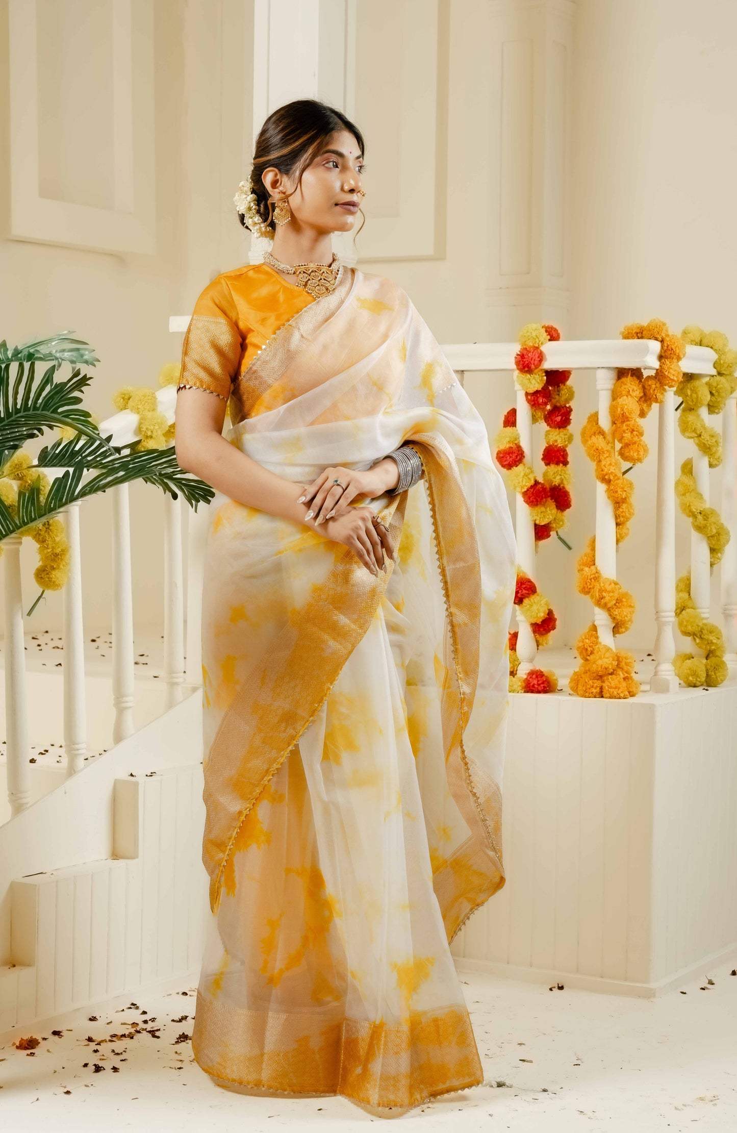 LIGHT YELLOW KEERTHI SAREE