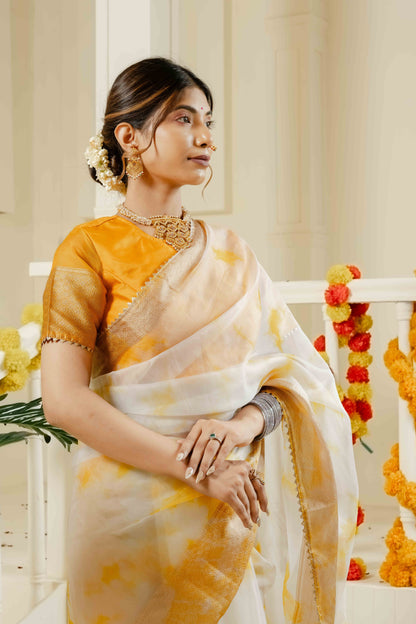 LIGHT YELLOW KEERTHI SAREE